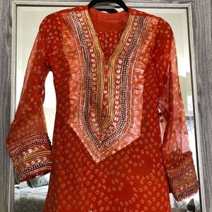 Pure Crinkle Chiffon Chunri Dress Boutique👗